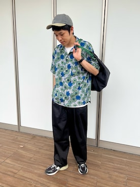 「COBRA CAPS（コブラキャップス）のアイテム」を使った、しょーへーさん（メンズ・175cm）の夏コーディネート