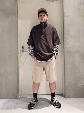 「COBRA CAPS（コブラキャップス）のアイテム」を使った、しょーへーさん（メンズ・175cm）の夏コーディネート
