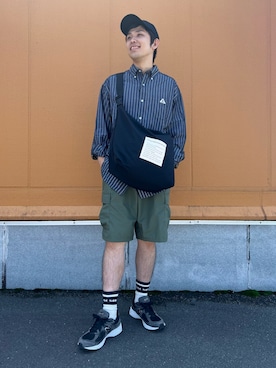 「SON OF THE CHEESE（サノバチーズ）のアイテム」を使った、しょーへーさん（メンズ・175cm）の夏コーディネート