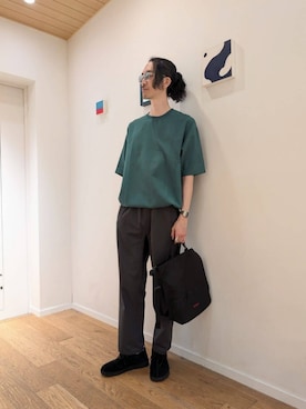 「BRIEFING（ブリーフィング）のアイテム」を使った、ナカゴミさん（メンズ・184cm）の夏コーディネート