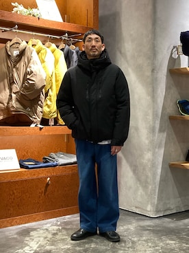 「CIAOPANIC TYPY（チャオパニックティピー）のアイテム（ダウンジャケット/コート）」を使った、yonmaru2さん（メンズ・175cm）の冬コーディネート