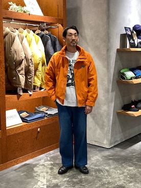 「アイテム（ナイロンジャケット）」を使った、yonmaru2さん（メンズ・175cm）の冬コーディネート