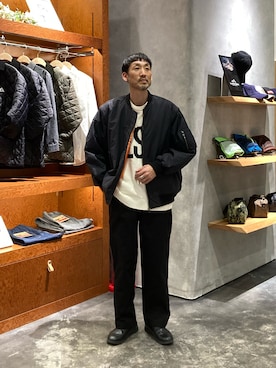 「CIAOPANIC TYPY（チャオパニックティピー）のアイテム（ジャケット/アウター）」を使った、yonmaru2さん（メンズ・175cm）の冬コーディネート