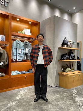 「タックイン」｜yonmaru2さん（メンズ・175cm）の秋コーディネート