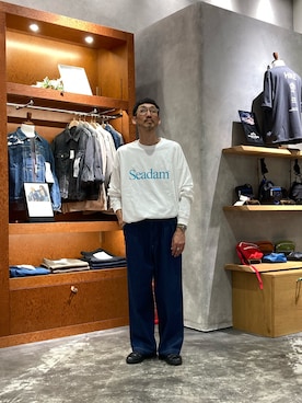「CIAOPANIC TYPY（チャオパニックティピー）のアイテム（パンツ）」を使った、yonmaru2さん（メンズ・175cm）の夏コーディネート