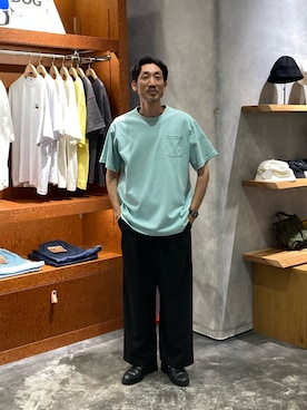 「GEVACO（ゲバコ）のアイテム」を使った、yonmaru2さん（メンズ・175cm）の夏コーディネート