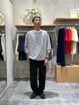 「CIAOPANIC TYPY（チャオパニックティピー）のアイテム（トップス）」を使った、yonmaru2さん（メンズ・175cm）の秋コーディネート