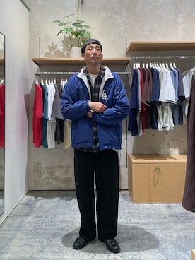 「MLB（メジャーリーグベースボール）のアイテム」を使った、yonmaru2さん（メンズ・175cm）の秋コーディネート