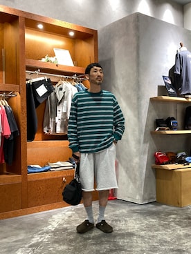 「CIAOPANIC TYPY（チャオパニックティピー）のアイテム（パンツ）」を使った、yonmaru2さん（メンズ・175cm）の夏コーディネート