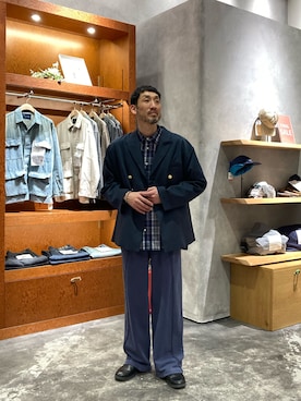 「ODD STUDIO（オッドスタジオ）のアイテム」を使った、yonmaru2さん（メンズ・175cm）の春コーディネート