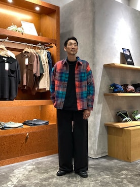 「アイテム（スウェットパンツ）」を使った、yonmaru2さん（メンズ・175cm）の秋コーディネート