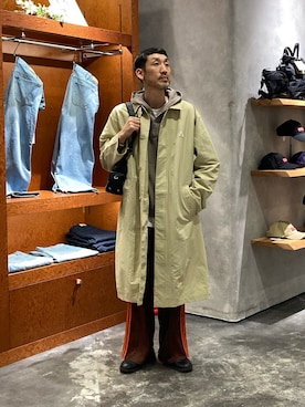 「etsinta（エシンタ）のアイテム」を使った、yonmaru2さん（メンズ・175cm）の春コーディネート