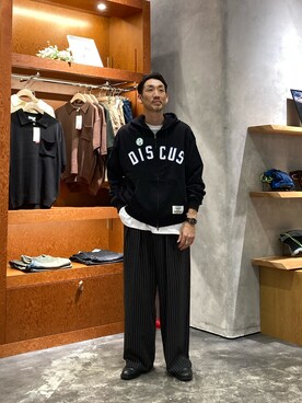 「ODD STUDIO（オッドスタジオ）のアイテム」を使った、yonmaru2さん（メンズ・175cm）の秋コーディネート