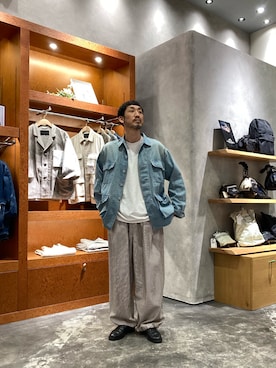 「ai no de（アイノデ）のアイテム（ブルゾン）」を使った、yonmaru2さん（メンズ・175cm）の春コーディネート