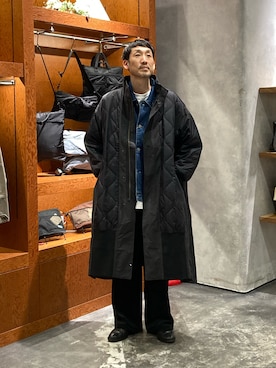 「etsinta（エシンタ）のアイテム」を使った、yonmaru2さん（メンズ・175cm）の冬コーディネート