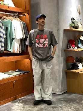 「Disney（ディズニー）のアイテム」を使った、yonmaru2さん（メンズ・175cm）の夏コーディネート