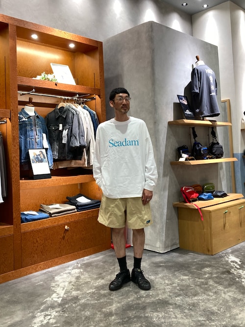 【WEB限定】【ユニセックス】SEADAMロゴプリントビッグシルエットロンTee