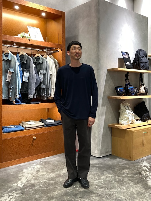 Re LABEL ガーメントダイチノパンツ