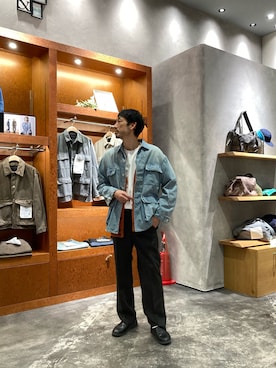 「ai no de（アイノデ）のアイテム（ブルゾン）」を使った、yonmaru2さん（メンズ・175cm）の冬コーディネート