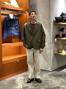 「CIAOPANIC TYPY（チャオパニックティピー）のアイテム（パンツ）」を使った、yonmaru2さん（メンズ・175cm）の春コーディネート