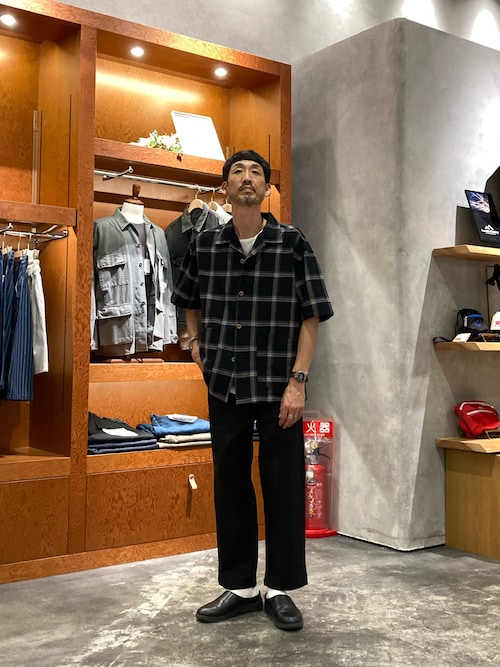 【ユニセックスで着れる】コットンリネンカバーオールシャツ