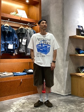 「アイテム（スウェットパンツ）」を使った、yonmaru2さん（メンズ・175cm）の夏コーディネート