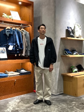 「アイテム（マウンテンパーカー）」を使った、yonmaru2さん（メンズ・175cm）の秋コーディネート