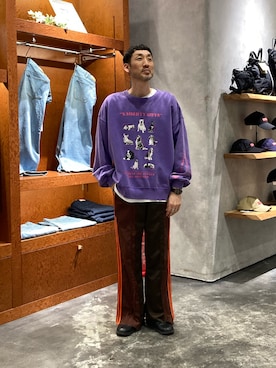 「etsinta（エシンタ）のアイテム」を使った、yonmaru2さん（メンズ・175cm）の春コーディネート