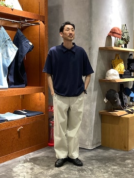 「CIAOPANIC TYPY（チャオパニックティピー）のアイテム（パンツ）」を使った、yonmaru2さん（メンズ・175cm）の春コーディネート