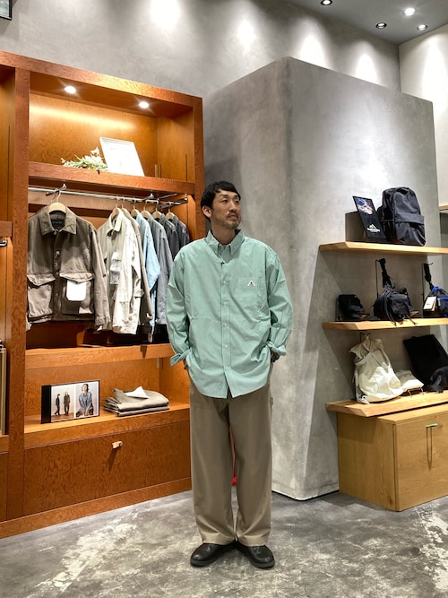 【GEVACO】ベーシックオーバーサイズストライプシャツ