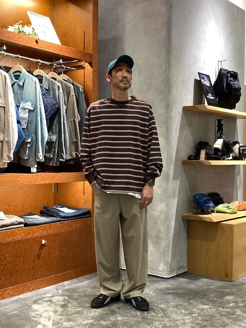【ユニセックス】ビックシルエットアソートボーダーTシャツ