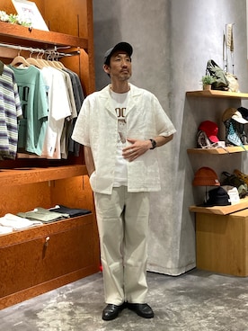 「Disney（ディズニー）のアイテム」を使った、yonmaru2さん（メンズ・175cm）の夏コーディネート
