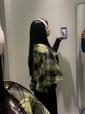 「H&M（エイチ・アンド・エム）のアイテム（ワンピース/ドレス）」を使った、ayumiさん（レディース・163cm）の秋コーディネート