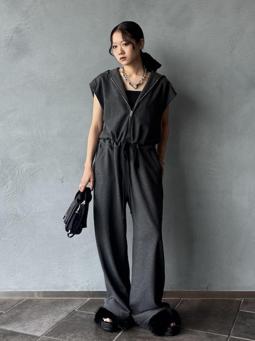 セール】裏毛フーディロンパース（つなぎ/オールインワン