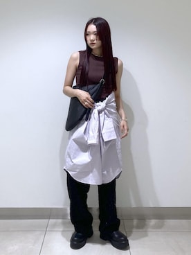 abe sakiさん（レディース・157cm）の夏コーディネート