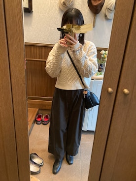 「ともだちとごはん」｜ふゆさん（レディース・153cm）の春コーディネート