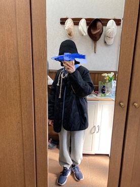 「LOWRYS FARM（ローリーズファーム）のアイテム（ノーカラージャケット）」を使った、ふゆさん（レディース・153cm）の春コーディネート