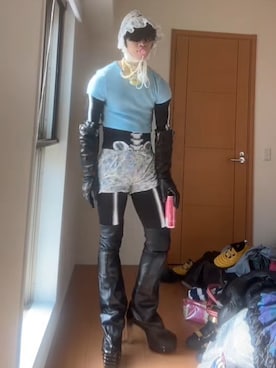 「アイテム（つなぎ/オールインワン）」を使った、あさん（メンズ・171cm）の秋コーディネート