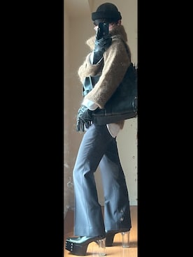 「LAD MUSICIAN（ラッドミュージシャン）のアイテム」を使った、あさん（メンズ・171cm）の春コーディネート