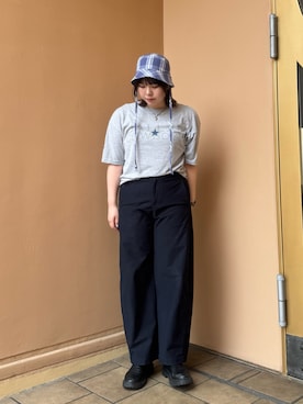 「OVERRIDE」｜aoiさん（レディース・167cm）の夏コーディネート