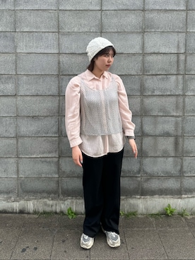 「kaorinomori（カオリノモリ）のアイテム」を使った、aoiさん（レディース・167cm）の春コーディネート