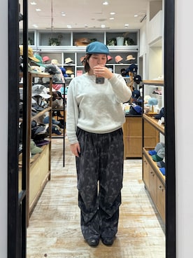 「KANGOL（カンゴール）のアイテム」を使った、aoiさん（レディース・167cm）の春コーディネート