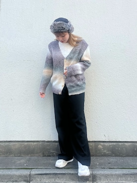 「NEW ERA（ニューエラ）のNEW ERA OD TRAP H2OFFDR（ハット）」を使った、aoiさん（レディース・167cm）の秋コーディネート