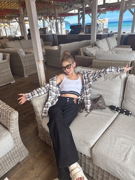 「SHEPP（シープ）のアイテム」を使った、Ada.さん（レディース・150cm）の夏コーディネート