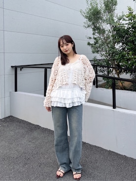 「SHEPP（シープ）のアイテム」を使った、Ada.さん（レディース・155cm）の夏コーディネート