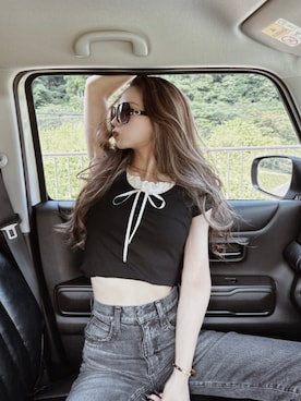 「Ada.（エイダ）のアイテム」を使った、Ada.さん（レディース・153cm）の夏コーディネート