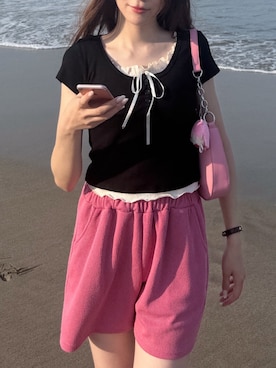 「Ada.（エイダ）のアイテム」を使った、Ada.さん（レディース・165cm）の夏コーディネート