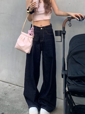 「着やせコーデ」｜Ada.さん（レディース・156cm）の秋コーディネート