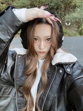 「アイテム（ブルゾン）」を使った、Ada.さん（レディース・153cm）の秋コーディネート