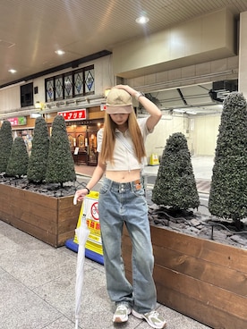 「SHEPP（シープ）のアイテム」を使った、Ada.さん（レディース・158cm）の夏コーディネート